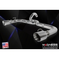 FIAT 500 Performance Exhaust by MADNESS - 1.4L Turbo - Dual Tip / Dual Exit - Polished Slash Cut Tips